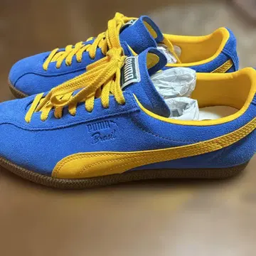 푸마 브라질 스웨이드 신발 ViViD Blue 26.5cm
