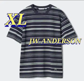 유니클로 드라이 카노코 티셔츠 XL 네이비 JW 앤더슨