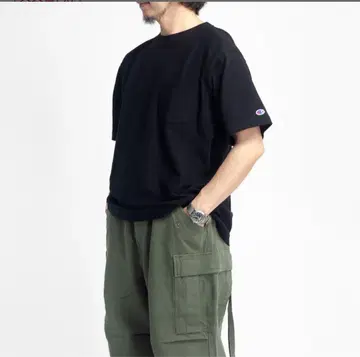 Champion 챔피온 리버스 위브 포켓 티셔츠 남성용