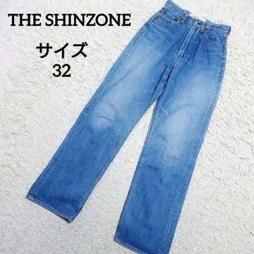THE SHINZONE 데님 팬츠 청바지 하이 웨스트 32 일본제