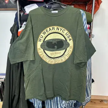 1990년대 Wu Wear 티셔츠 1997년 힙합 빈티지