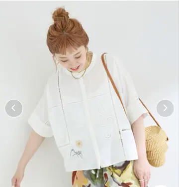 미사용 새상품 린넨 혼방 셔츠 손세탁 가능