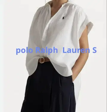 POLO 폴로 랄프로렌 린넨 프렌치 셔츠 블라우스 린넨 S