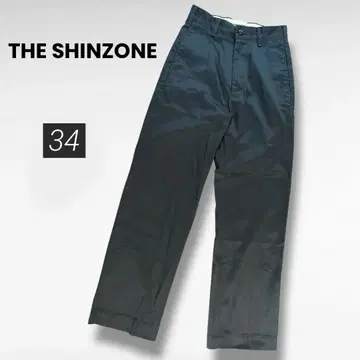 THE SHINZONE 더 신존 하이 웨스트 치노 팬츠 네이비 34 S