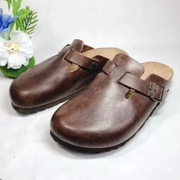 버켄스탁 22.5cm 보스턴 스무스 가죽 브라운