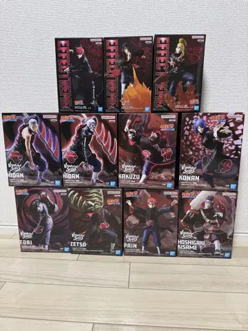 NARUTO 돌풍전 나루토 피규어 아카츠키 풀세트 멤버 11개