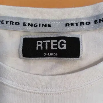 RTEG 화이트 티셔츠 X-Large