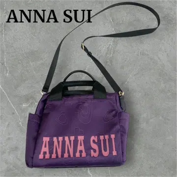 안나수이 ANNA SUI 2way 숄더백 나일론 보라색