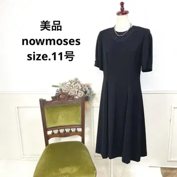 새상품급 nowmoses 블랙 포멀 원피스