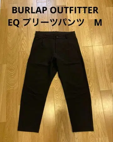 바 랩 아웃 피터 EQ 플리츠 팬츠 M 사이즈 블랙