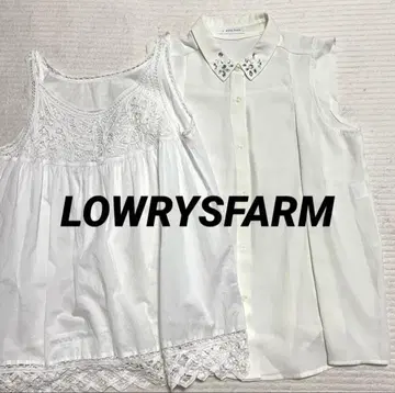 로리즈팜 슬리브리스 브라 탑 튜닉 2종 비쥬 L