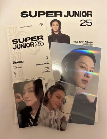 슈퍼주니어 25 포토북 버전. 히칠