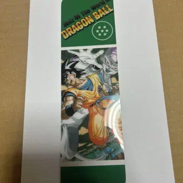 초레어 토리야마 아키라 드래곤볼 전시회 한정판 클리어 책갈피