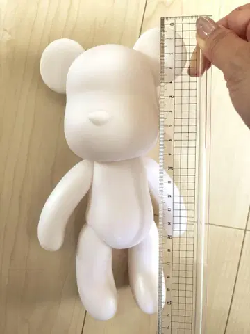 화이트 유체 베어 아트 페인트 5개 세트 약 22.5cm