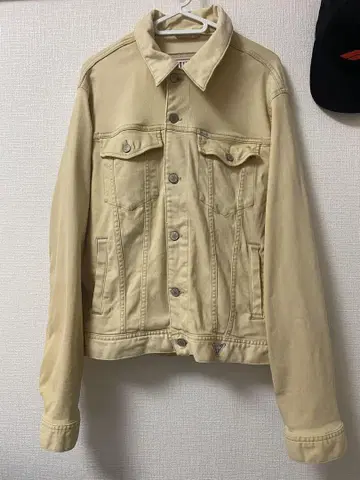 GUESS 베이지 데님 자켓 L 사이즈
