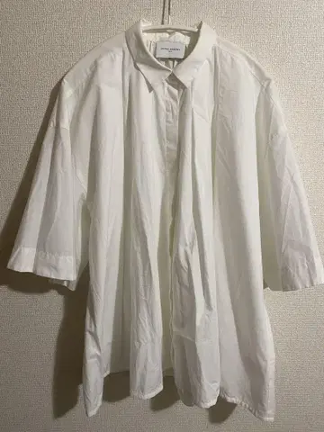 UNITED ARROWS 화이트 반소매 셔츠
