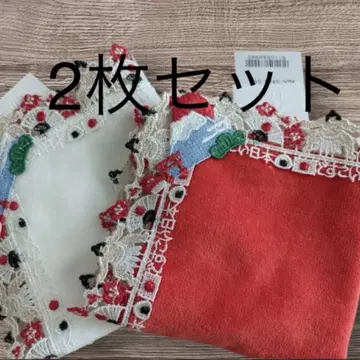 긴자 레이스점 일본 레이스 타월 손수건 도스코이 일본 2장