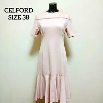 CELFORD 셀포드 머메이드 헴 원피스 38 핑크