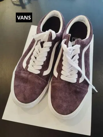 Vans 퍼플 스웨이드 스니커즈