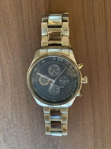 D&G 크로노그래프 손목시계 블랙