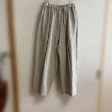 요건 레일 린넨 팬츠 미사용