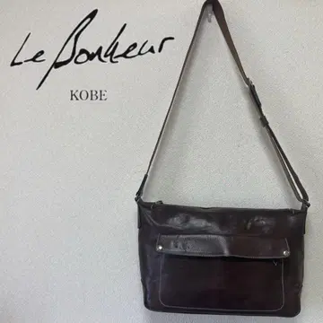 Le Bouner 파파스 숄더백 다크 브라운 미네르바 박스