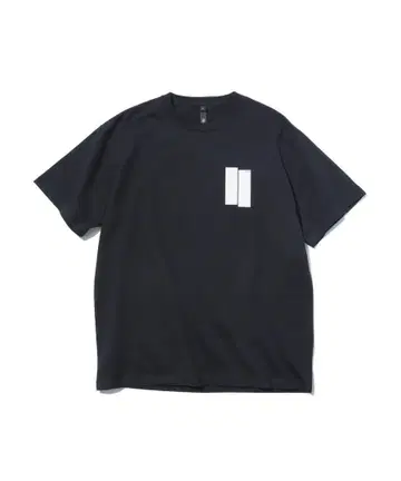 SILAS 블랙 티셔츠 RECTANGLE LOGO S/S TEE