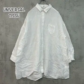UNIVERSAL TISSU 린넨 셔츠 루즈핏 캐주얼 내추럴