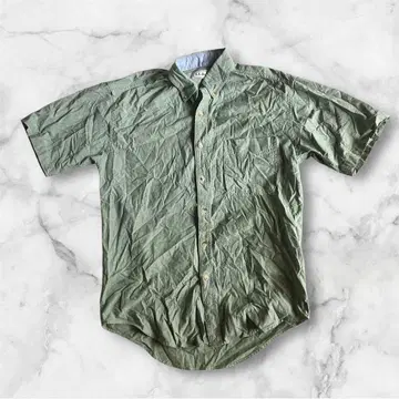 90년대 00년대 아카이브 캐나다제 L.L.Bean BD 반팔 셔츠 그린