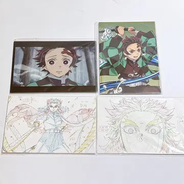 극장판 귀멸의 칼날 무한열차편 엽서 ufotable Cafe
