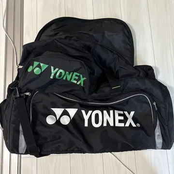 YONEX 블랙 라켓 백 보스턴 백