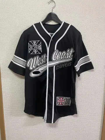 West Coast Choppers 30th 베이스볼 셔츠 블랙 새상품