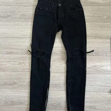 스키니 데님 블랙 28