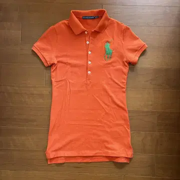 Ralph Lauren 오렌지 피케 셔츠 XS