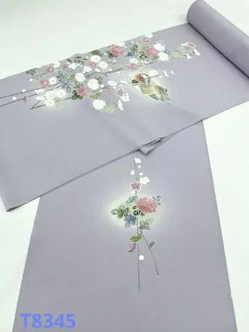 부착 손으로 그린 오리 순수 실크 옷감