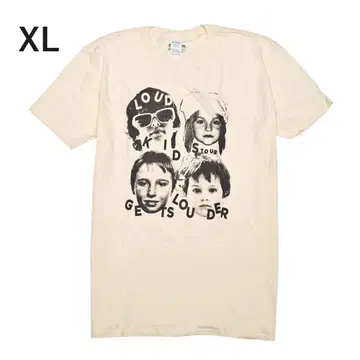 MANESKIN 마네스킨 티셔츠 밴딩 티셔츠 내추럴 XL
