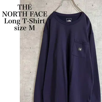 THE NORTH FACE 롱 티셔츠 긴팔 퍼플 M 포켓