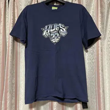HUF 그래픽 티셔츠 M 네이비