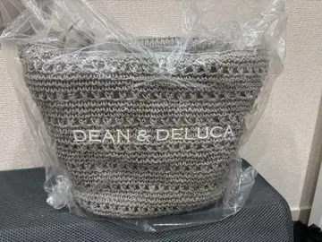 DEAN & DELUCA 빔즈 크로셰 바스켓 백 그레이 M