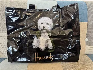 Harrods 해롯츠 웨스티 개 지퍼 토트백
