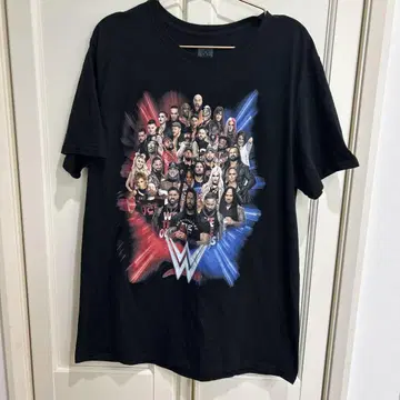 WWE 티셔츠 L 사이즈 블랙