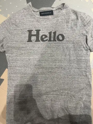 MADISONBLUE Hello 티셔츠 그레이 사이즈 00