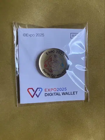 EXPO 2025 디지털 지갑 핀 배지 미쿠미쿠 챌린지 2등