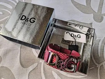 D&G 가죽 팔찌 벨트 뱅글 새상품 미사용 돌체&가바나