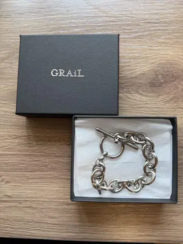 GRAiL 실버 체인 팔찌