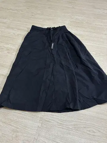 schoffel 블랙 롱 스커트 숏펠