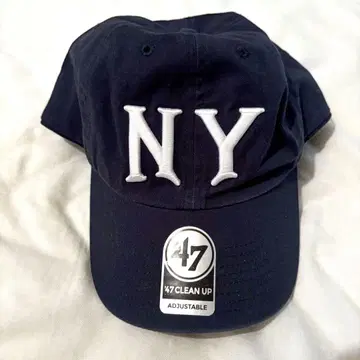 47 CLEAN UP 네이비 NY 로고 캡
