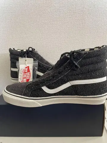 새상품 VANS V38nonnative 콜라보 SK8-HI 블랙 28cm