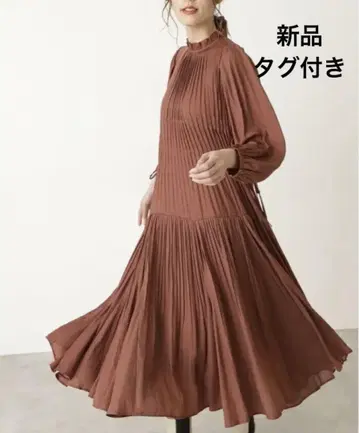 새상품 질스튜어트 정가 3만 1900엔 롱 원피스 플리츠