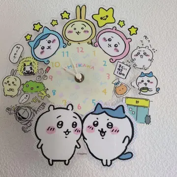 치이카와 (먼작귀) 벽걸이 시계 아크릴 공식 정품